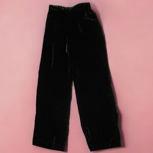 EVERY Black Velvet Pull Up Pants